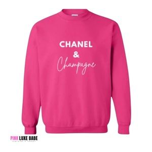 CHANEL & Champagne Trendy Sweatshirt